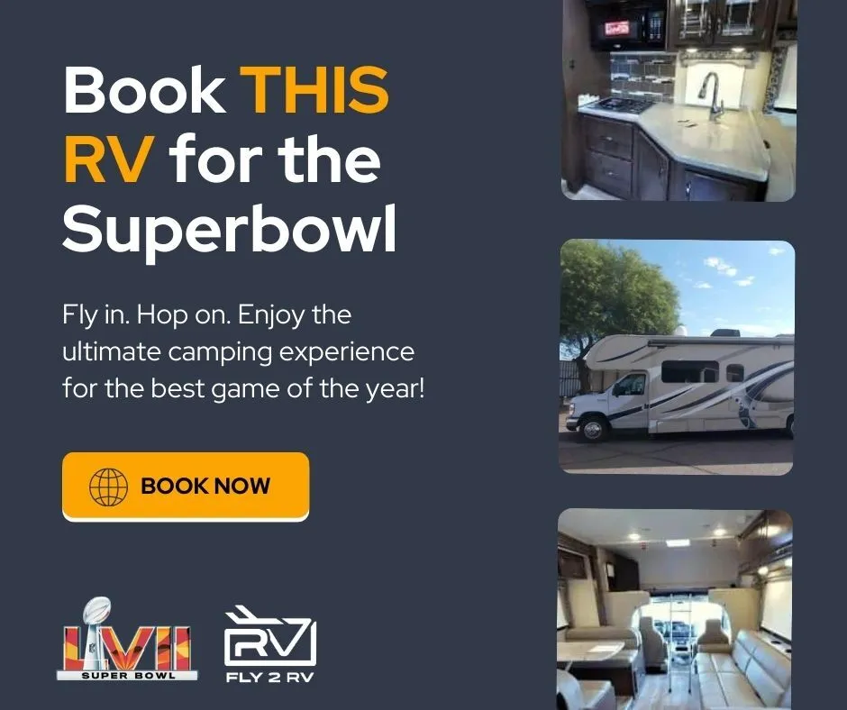 Book this RV for the superbowl
