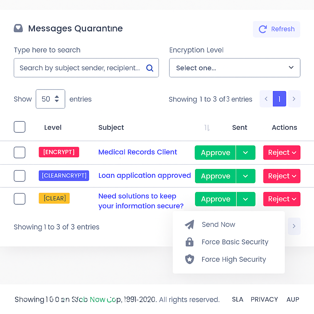Help Center Interface
