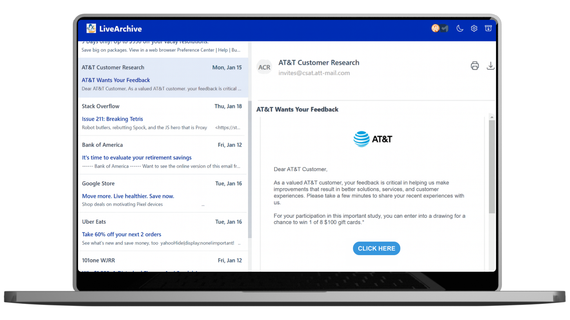 Automatic Email Capture