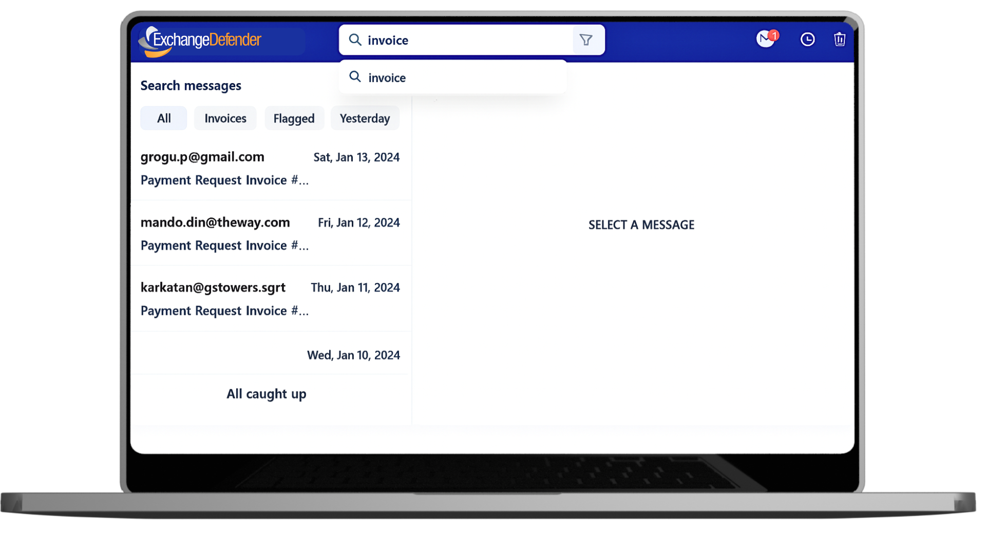 Inbox Search Compose