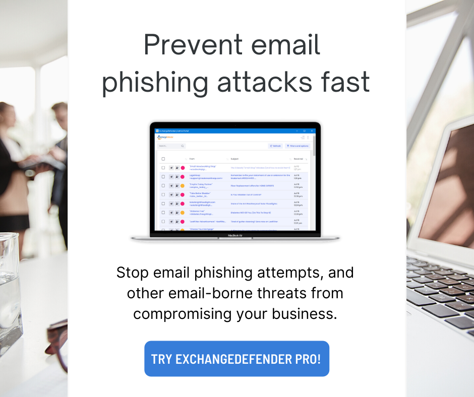 Prevents phishing attacks
